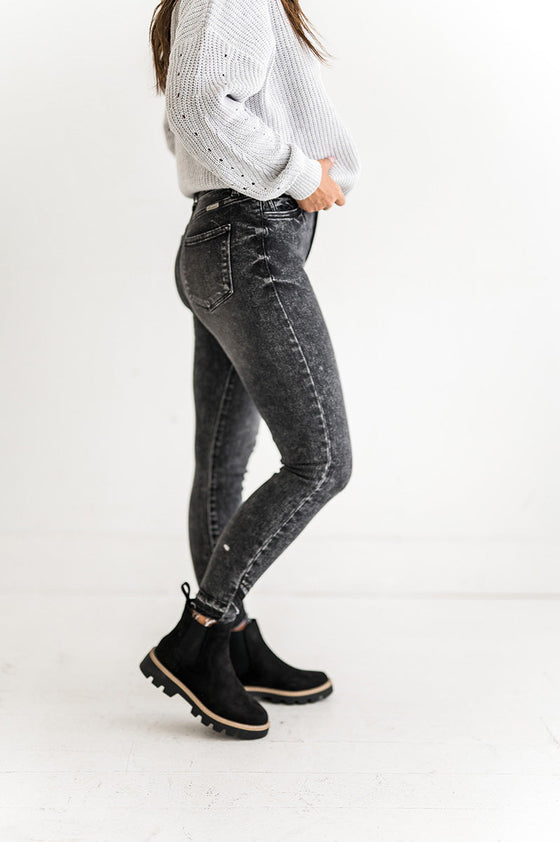 Toby High Waisted Ankle Skinny Jeans - Kancan