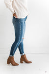 Ronnie Button Down Skinny Jeans - Kancan