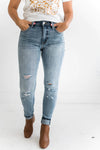 Dean High Waisted Ankle Skinny Jeans - Kancan