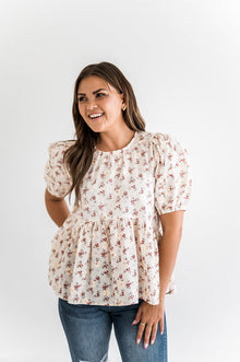  Isla Floral Top - Size Small Left
