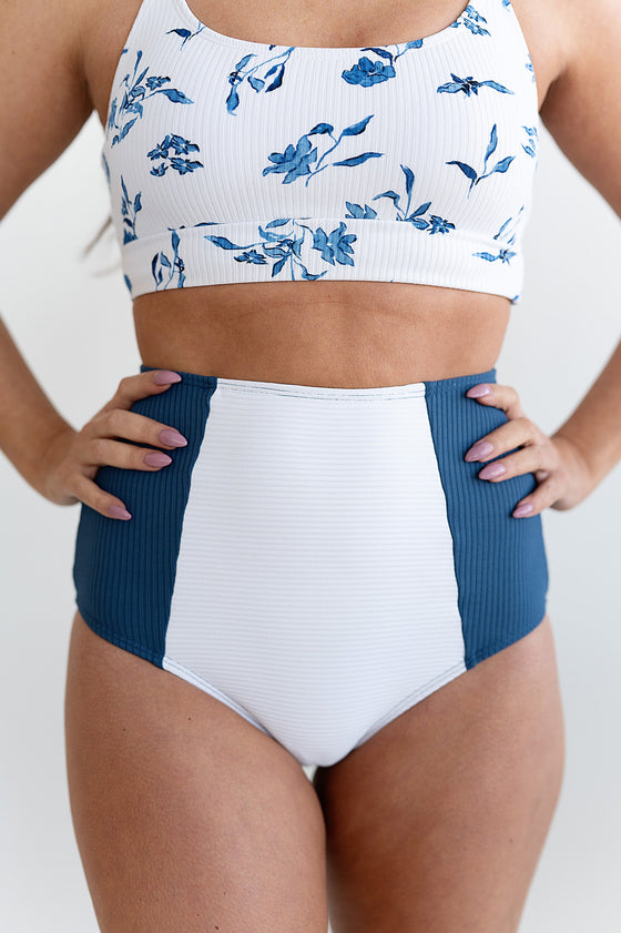 Shoreline High Waisted Ribbed Bottoms
