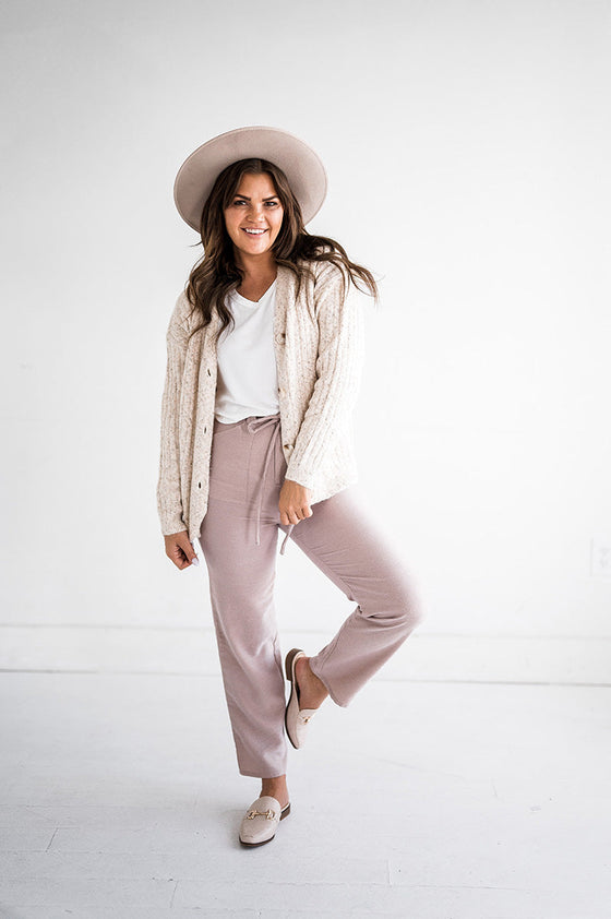 Carrington Pants in Taupe - Size Small Left