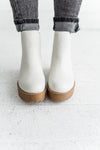 Maps Chunky Chelsea Boot in White